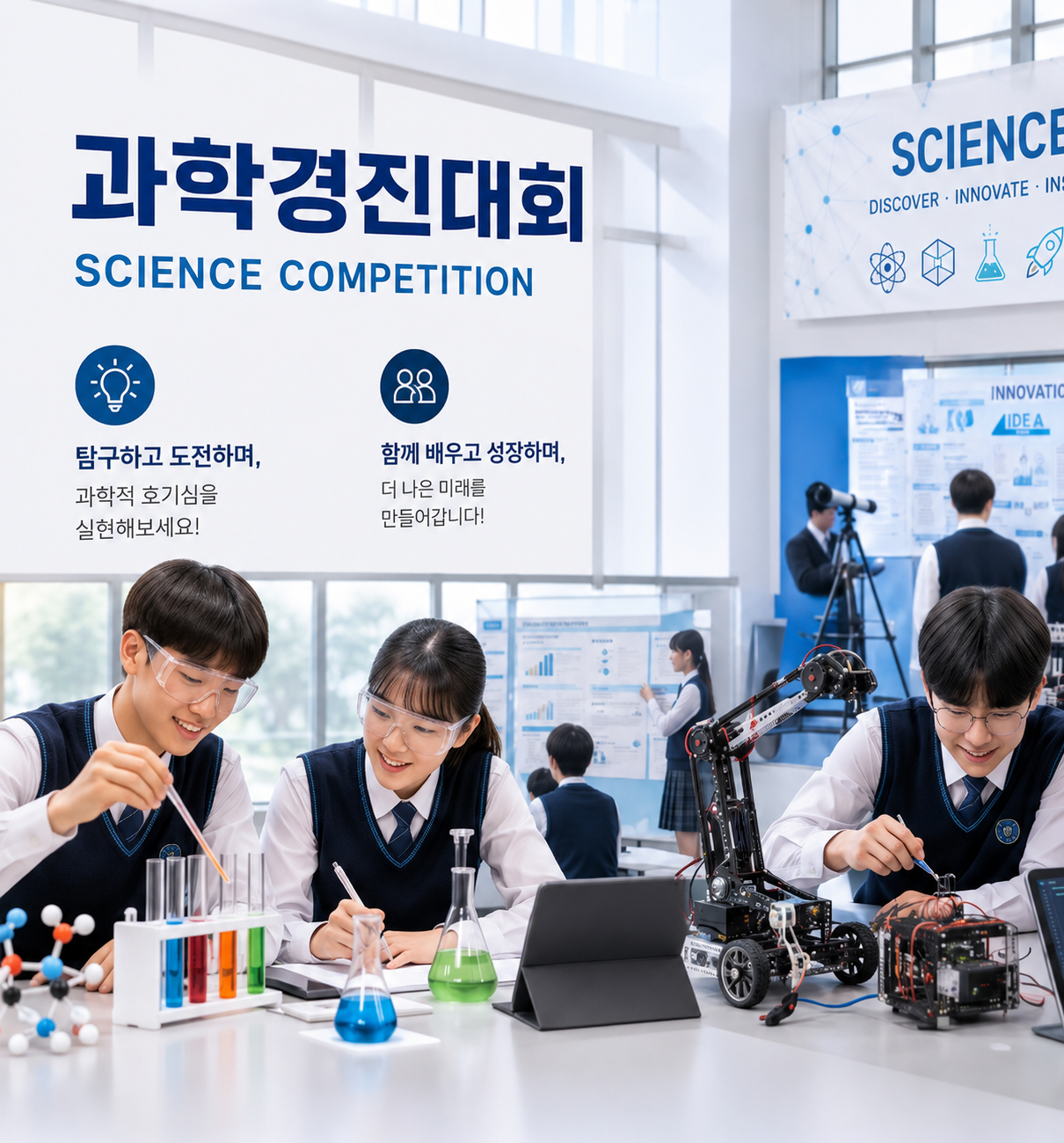 과학의 상상, 미래를 이끌다! 과학경진대회 / 동아리 경진대회